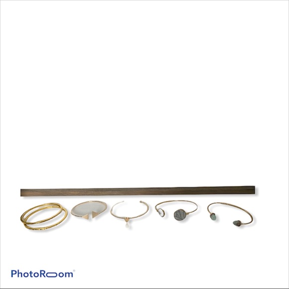 New! Set of 6 Stackable Cuff & Bangle Bracelets - Picture 8 of 8